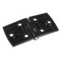 Pinet Black Polyamide Butt Hinge, Screw Fixing, 50mm Length x 100mm Width x 5.9mm Thickness 5413571