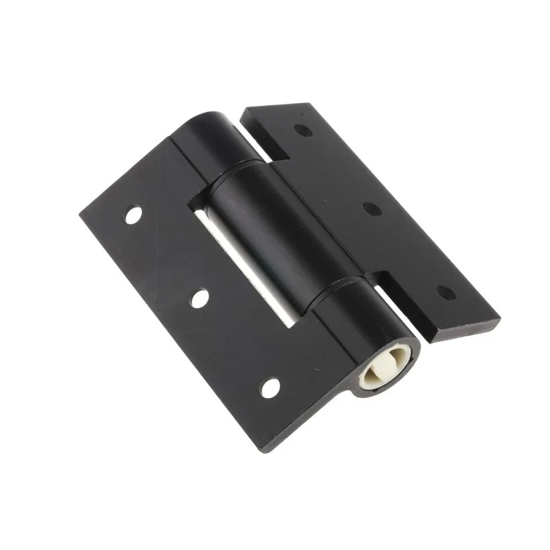 Pinet Black Anodised Aluminium 6082-T5 Free Swing Butt Hinge with Spring Loaded Pin, Screw Fixing, 100mm x 82.5mm 72-1-4242