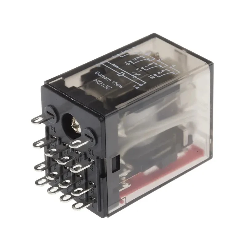 Hongfa Europe GMBH Chassis Power Relay 24V AC Coil 5A Switching Current 4PDT HF18FHA0244Z1D