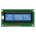 Midas Alphanumeric LED LCD Monochrome Display Blue on Blue 2 x 16 MC21605A6WD-BNMLW-V2