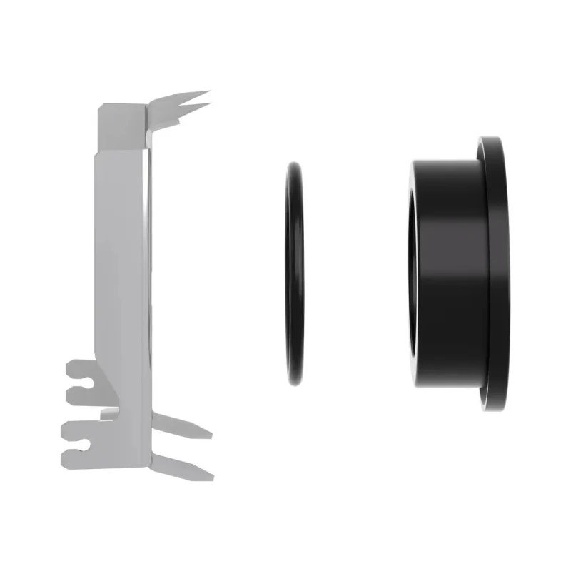 Schneider Electric Mounting Kit for Harmony XB4 Push Buttons and Pilot Lights, Chromium Plated, IP66, 22mm ZB4BZ022