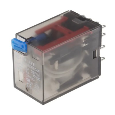 Hongfa Europe GMBH Chassis Power Relay 24V dc Coil 6A Switching Current 4PDT HF18FH0244Z1D