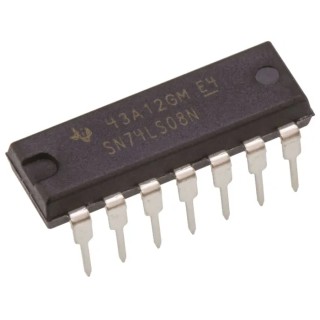 Texas Instruments 4 2-Input AND Logic Gate, 14-Pin PDIP SN74LS08N