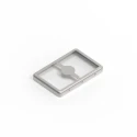 Wurth Elektronik Tin Plated Steel Shielding Cage Seamless Frame 34.5 x 23.3 x 3.5 mm 3670345