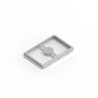 Wurth Elektronik Tin Plated Steel Shielding Cage Seamless Frame 34.5 x 23.3 x 3.5 mm 3670345