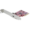 StarTech.com 1 Port PCIe USB Card, USB 3.2, 20 Gbps Data Transfer, Compact Size PEXUSB321C