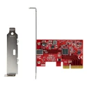 StarTech.com 1 Port PCIe USB Card, USB 3.2, 20 Gbps Data Transfer, Compact Size PEXUSB321C