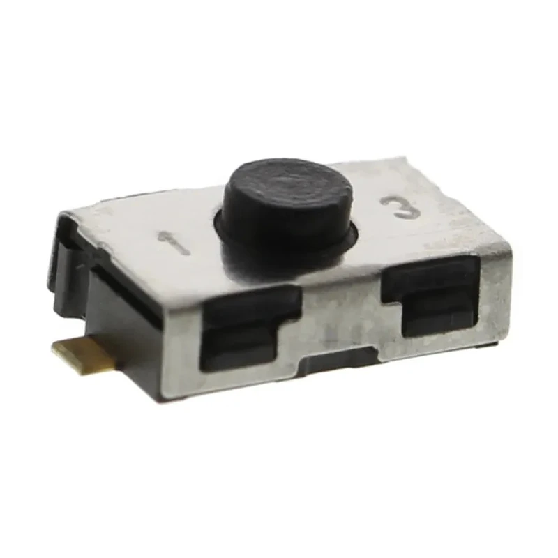 C & K Black Tactile Switch Button SPST 10mA 32V dc Surface Mount 0.8mm Actuator Length IP50 