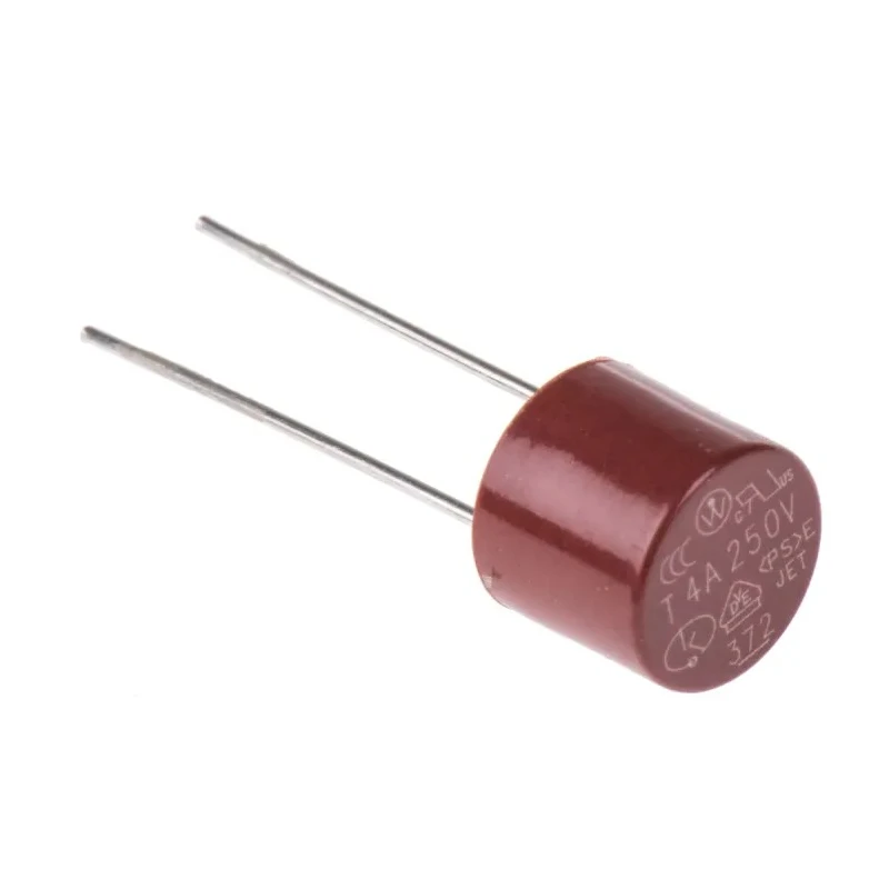 Littelfuse Non-Resettable Fuse Radial 4A 250V AC Time Delay Nylon Body 37214000001