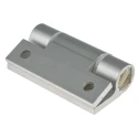 Pinet Clear Anodised Aluminium 6060-T5 Spring Hinge with Spring Loaded Pin, Screw Fixing, 67 mm x 55 mm x 4.5 mm 72-1-4260