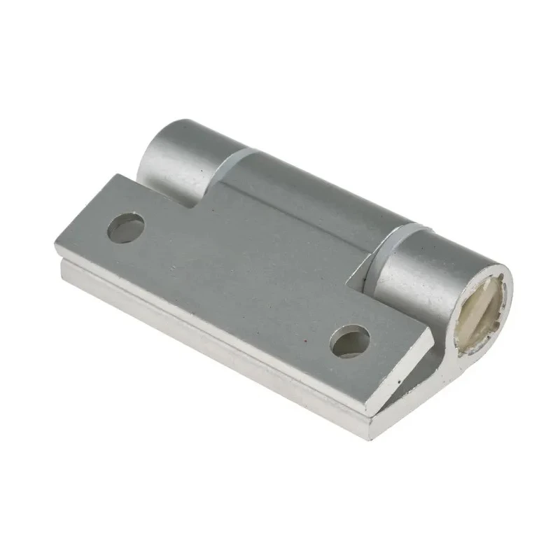 Pinet Clear Anodised Aluminium 6060-T5 Spring Hinge with Spring Loaded Pin, Screw Fixing, 67 mm x 55 mm x 4.5 mm 72-1-4260