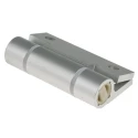 Pinet Clear Anodised Aluminium 6060-T5 Spring Hinge with Spring Loaded Pin, Screw Fixing, 67 mm x 55 mm x 4.5 mm 72-1-4260