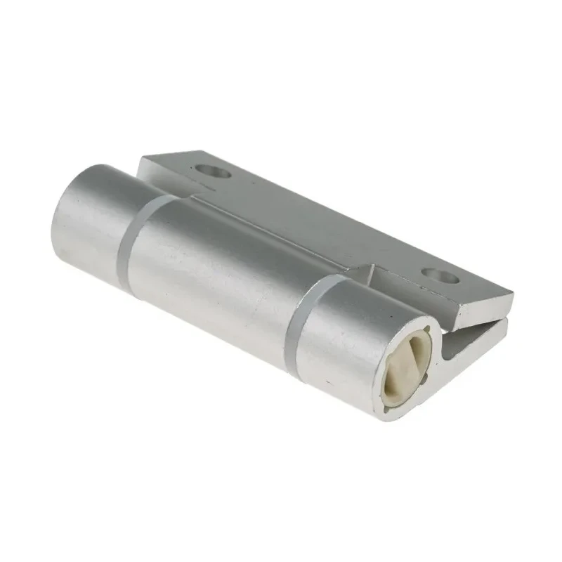 Pinet Clear Anodised Aluminium 6060-T5 Spring Hinge with Spring Loaded Pin, Screw Fixing, 67 mm x 55 mm x 4.5 mm 72-1-4260