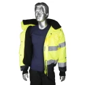 Portwest 300D Industry High Visibility Yellow Men's Hi Vis Bomber Jacket 918-5986