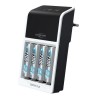 Ansmann NiMH Battery Charger 1.2V, 8.4V, 9V Output, 650mA Current, EU Plug, Model 1001-0094-01-520