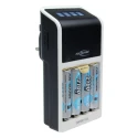 Ansmann Battery Charger for NiMH AA, AAA, 9V Batteries 650mA 100-240V AC UK Plug 1001-0094-44-01520
