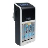 Ansmann Battery Charger for NiMH AA, AAA, 9V Batteries 650mA 100-240V AC UK Plug 1001-0094-44-01520