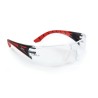 Riley STREAM RED Safety Glasses UV Resistant Moisture Resistant Anti-Scratch Impact Resistant Polycarbonate Lens RLY00201