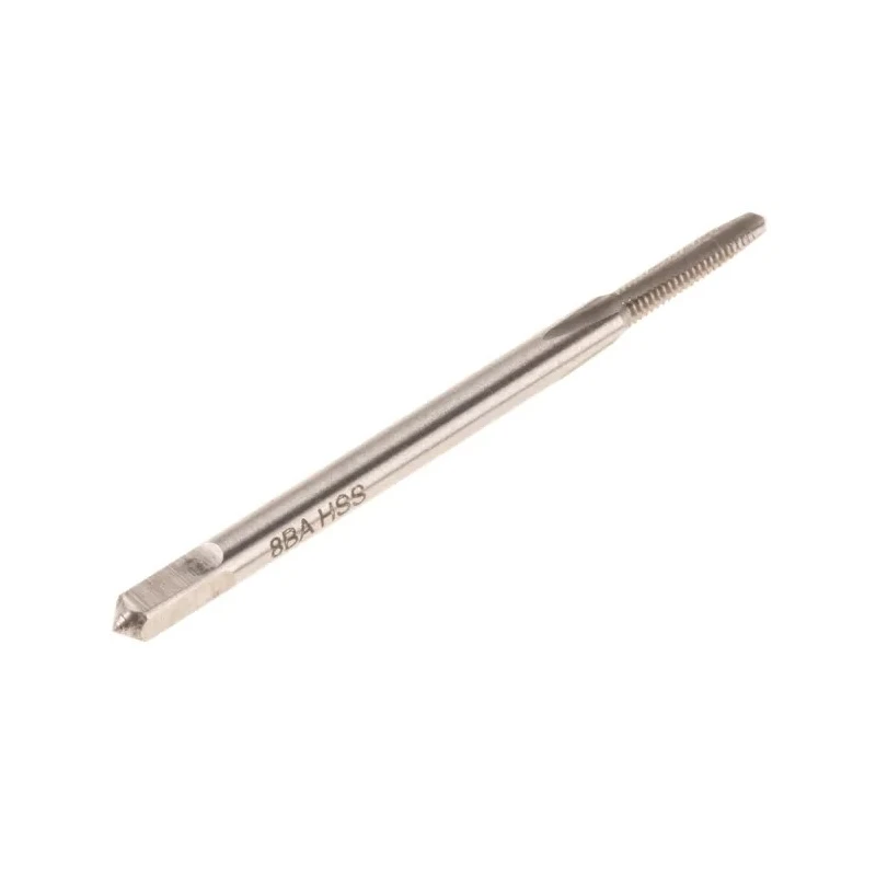 RS PRO Tap Set, 8 BA Thread, BA Standard, Hand Tap, 44.5mm Length, HSS Material 152-457