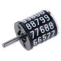 Hengstler 5 Digit Miniature Adding Counter, Increment Count, Surface Mount, 4.2 mm Digits 0 301 407