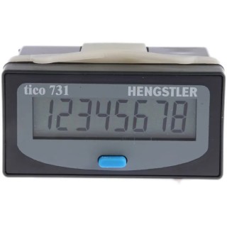 Hengstler TICO 731 Digital Counter Panel Mount 8 Digit LCD Display 24V 7.5 kHz 0 731 101