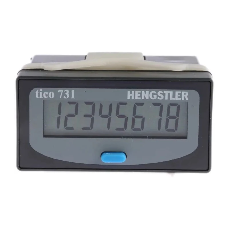 Hengstler TICO 731 Digital Counter Panel Mount 8 Digit LCD Display 24V 7.5 kHz 0 731 101