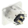 Neutrik Cable XLR Connector, Straight, 50V, Male, 3 Contacts, Silver over Nickel Plating NC3MD-LX