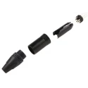 Neutrik Cable XLR Connector Straight 50V Male 5 Way Silver over Nickel Plating NC5MXX-BAG