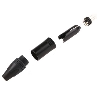 Neutrik Cable XLR Connector Straight 50V Male 5 Way Silver over Nickel Plating NC5MXX-BAG
