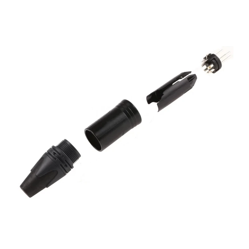 Neutrik Cable XLR Connector Straight 50V Male 5 Way Silver over Nickel Plating NC5MXX-BAG