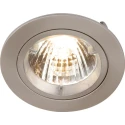 Knightsbridge Brushed Chrome Fixed Twist and Lock Downlight GU10/MR16 240V 50W RD1CBR