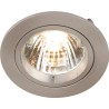 Knightsbridge Brushed Chrome Fixed Twist and Lock Downlight GU10/MR16 240V 50W RD1CBR