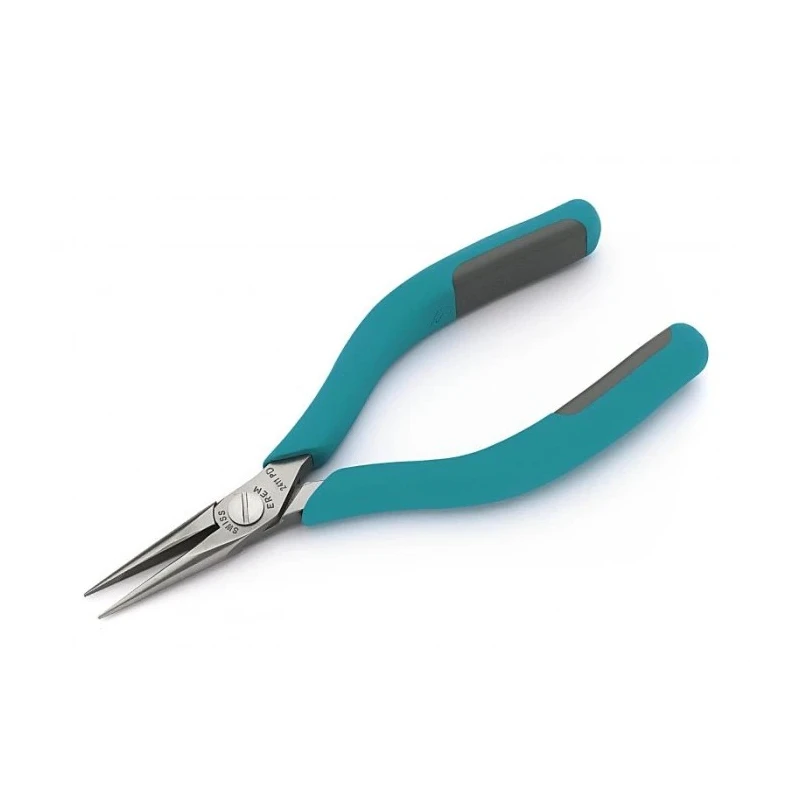 Weller Erem Long Nose Plier Round, 146mm Overall Length, 1mm Tip, 35.5mm Jaw Length, 11mm Jaw Width, ESD Safe 2411PD