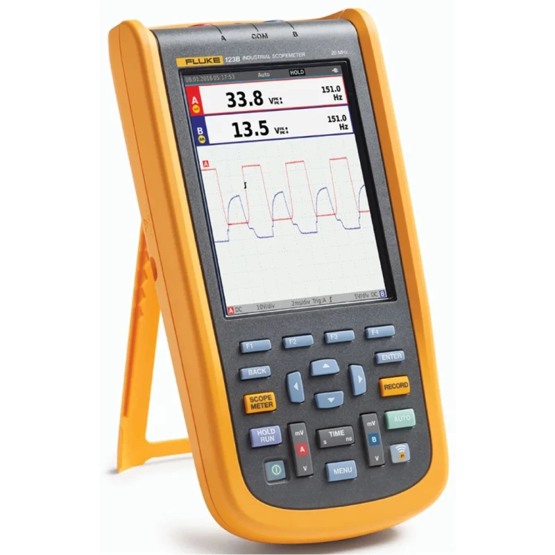 Fluke 120B Series 40 MHz Handheld Digital Oscilloscope, 2 Channels, NiMH Battery FLUKE-125B/UK