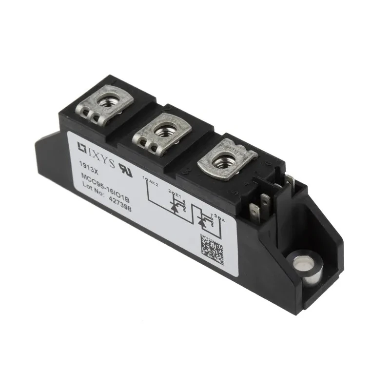 IXYS Dual Thyristor Module 1600 V 2.4 kA 116 A 150 mA 1.5 V TO-240AA 7-Pin MCC95-16IO1B