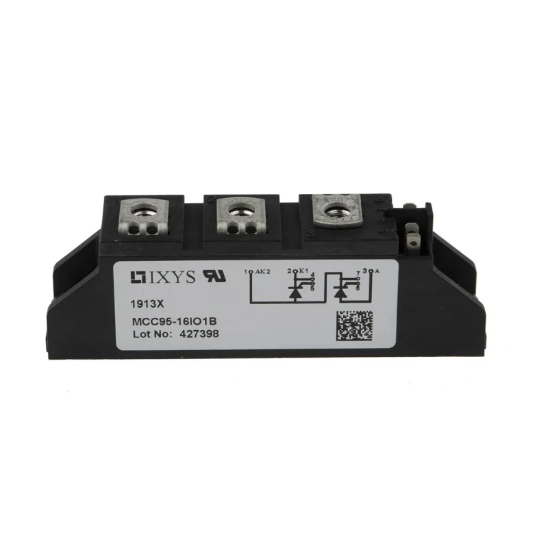 IXYS Dual Thyristor Module 1600 V 2.4 kA 116 A 150 mA 1.5 V TO-240AA 7-Pin MCC95-16IO1B
