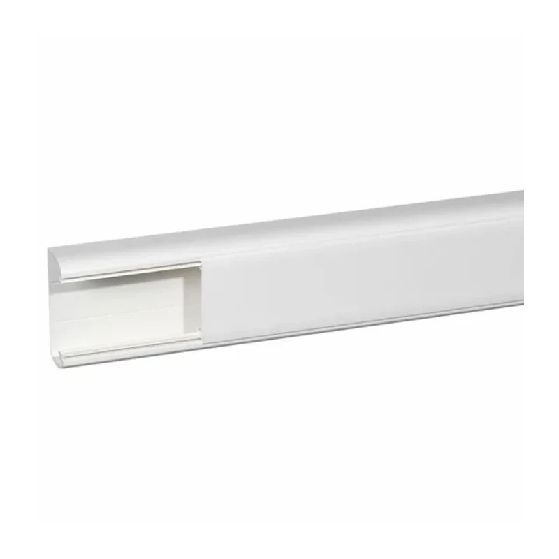 Legrand Cable Trunking DLP White, Width 80mm x Depth 35mm, Length 2m, Polyvinyl Chloride, Adhesive Fastening W80mm