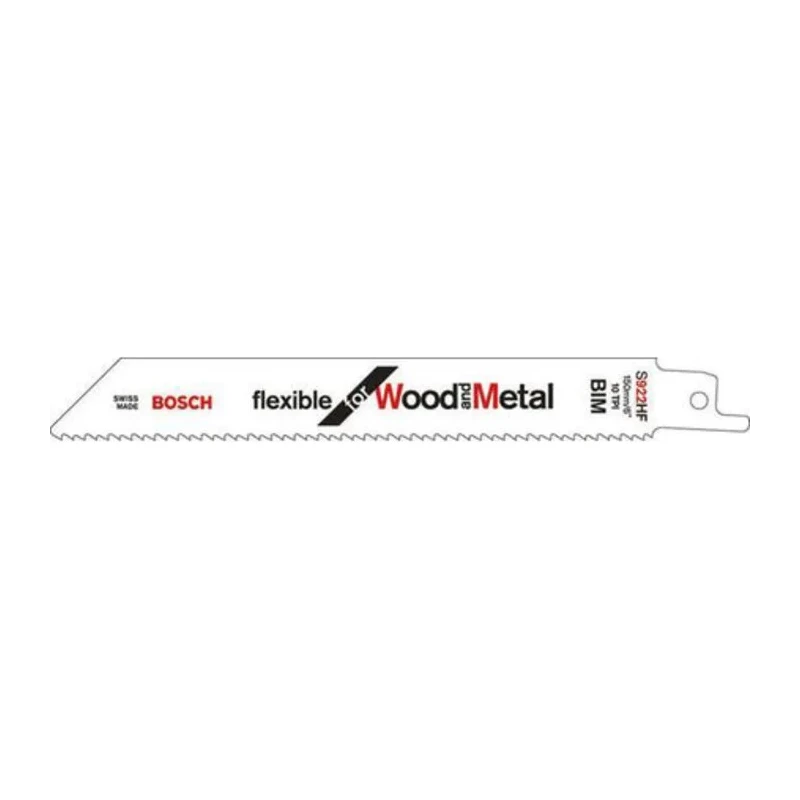 Bosch 150 mm Bi-Metal Multi Material Reciprocating Saw Blade, 10 TPI 2608656016