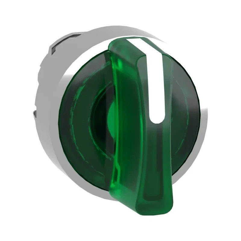 Schneider Electric Harmony XB4 Series 3 Position Illuminated Selector Switch Head, 22 mm Cutout Diameter, IP66 ZB4BK1733