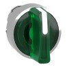 Schneider Electric Harmony XB4 Series 3 Position Illuminated Selector Switch Head, 22 mm Cutout Diameter, IP66 ZB4BK1733