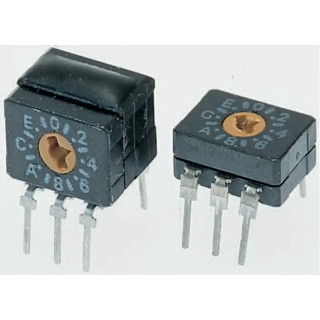 Omron Rotary Coded DIP Switch Through Hole Rotary Flush Actuator Low Profile 4.5mm A6CV-10R