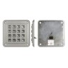 Storm IP65 16 Key Die Cast Zinc Keypad Matrix Output Silver Housing 4x4 Layout