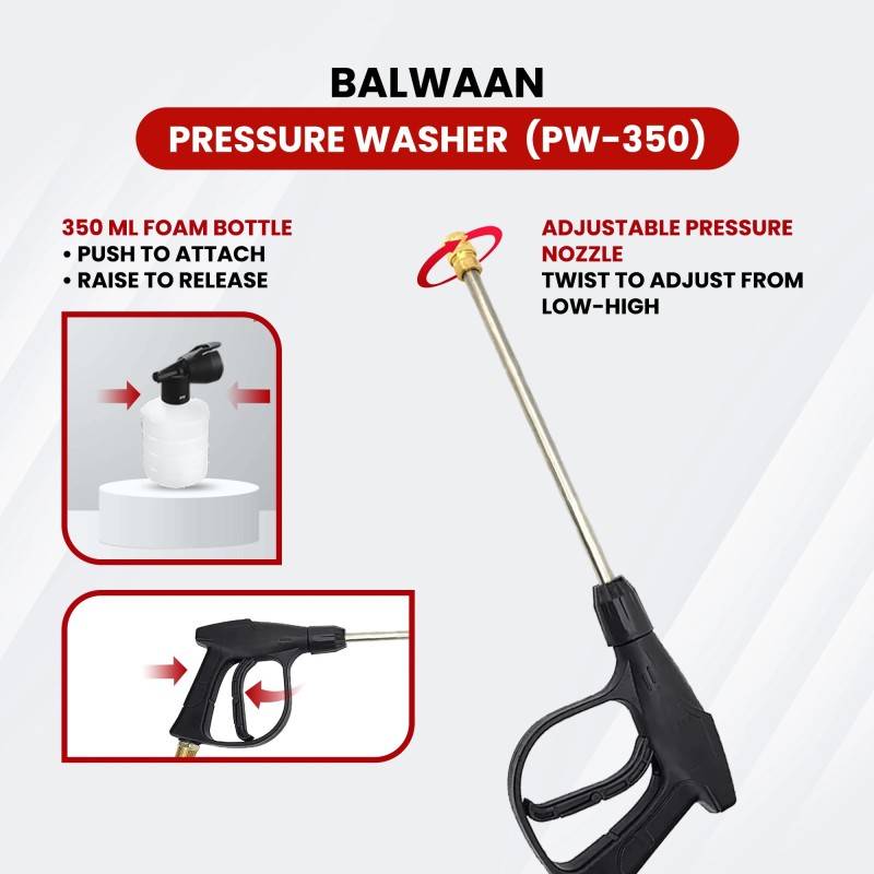 Balwaan Pressure Washer PW-350