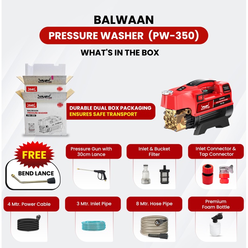 Balwaan Pressure Washer PW-350