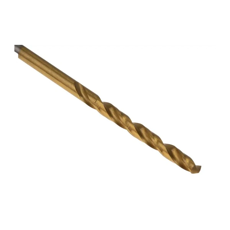 RS PRO High-Speed Steel (HSS) Tin Coated Jobber Drill Bit Set 2.8 mm Shank Size, 61 mm Overall Length, 118° Cutting 213-758