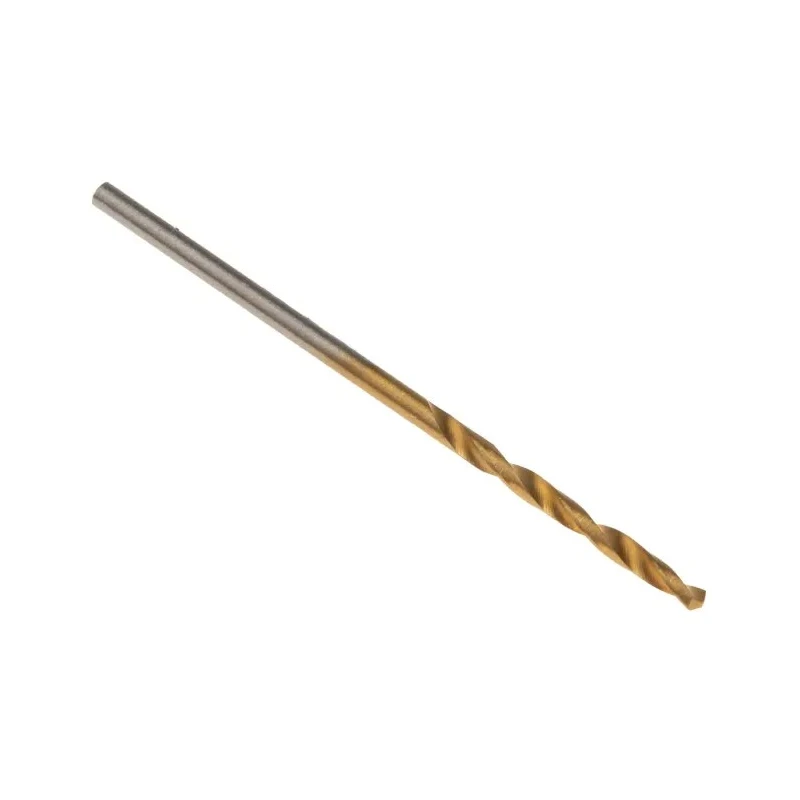 RS PRO High-Speed Steel TiN Coated Jobber Drill Bit 43mm Overall Length 1.6mm Shank Diameter 10 Piece Set 213-859