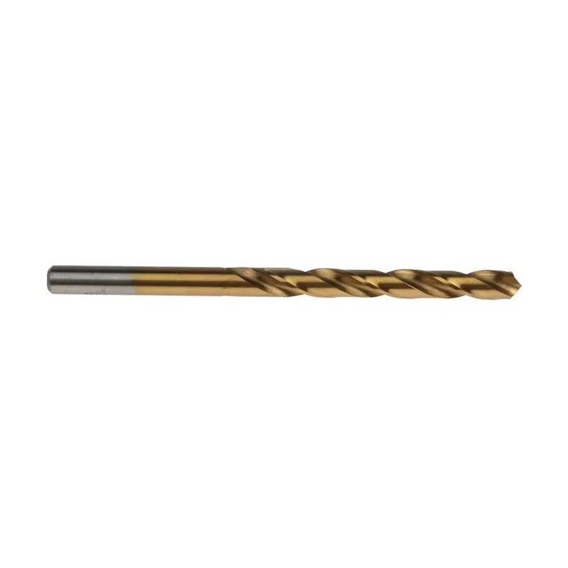 RS PRO High-Speed Steel Titanium Nitride Coated Jobber Drill Bit 6.4mm 101mm Overall Length 10 Pieces 214-149