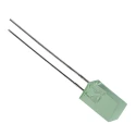 Kingbright 2.2 V Green LED Rectangular Through Hole L-1553GDT