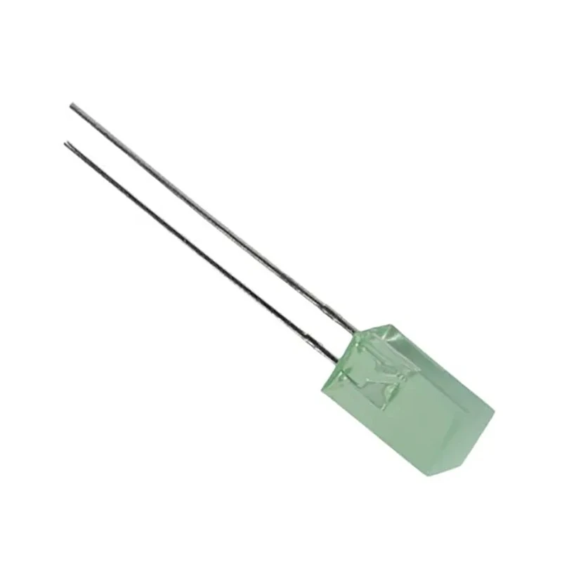 Kingbright 2.2 V Green LED Rectangular Through Hole L-1553GDT