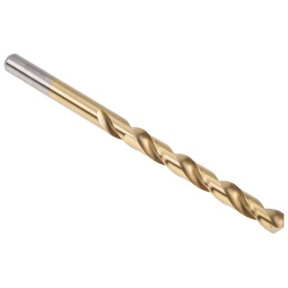 RS PRO High-Speed Steel (HSS) Titanium Nitride Coated Jobber Drill Bits, 109mm Overall Length, 7mm Shank Size, 10 214-240